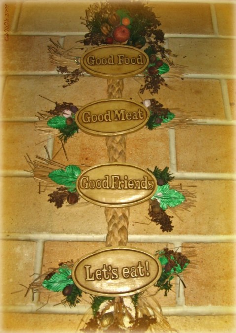 Forst House, good conversation with good friends over good food = GReaT TiMe 