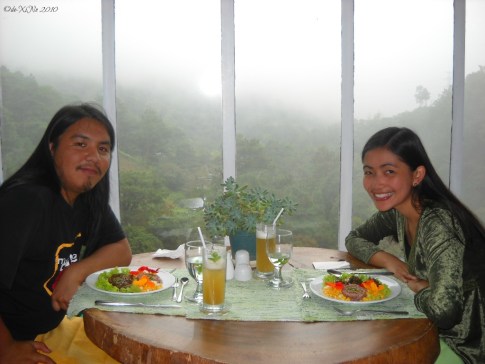 Eve's Garden table with a view