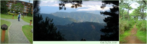 The Manor Garden, the view of the Cordillera Mountain Range, and a section of the EcoTrail