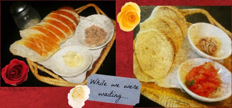 Bread,Pâté, Butter and Cheese/Bread,Pâté &amp; SaLSa while you wait at Cantinetta