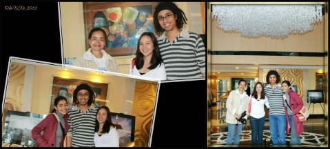 Dinelli's Gourmet, Under the Chandelier (the Shower Looking One) =D