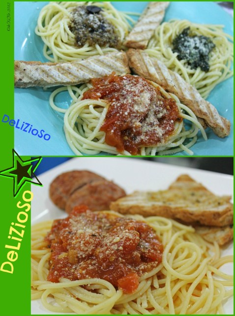 Cucinino triple treat and pasta pomodoro
