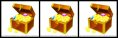 3 treasure chests