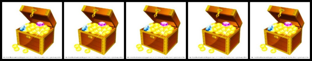 5 treasure chests