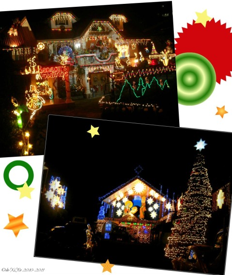 Baguio Houses with Overflowing Xmas Spirit (",)