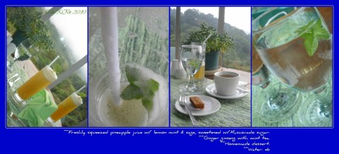 Eve's Garden drinks and dessert