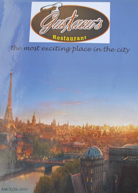 Gustaeu's Menu Cover