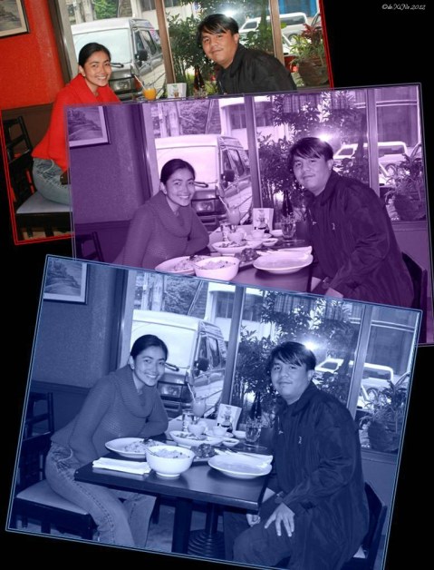 Lotus House 2012 At our Lotus House table by the window