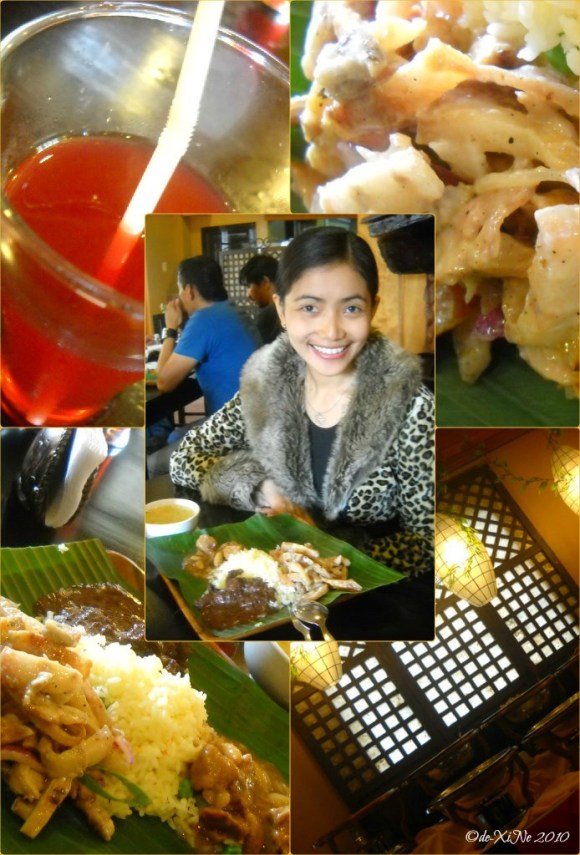 Kamayan sa Baguio 2010 Kamayan scene, food and me