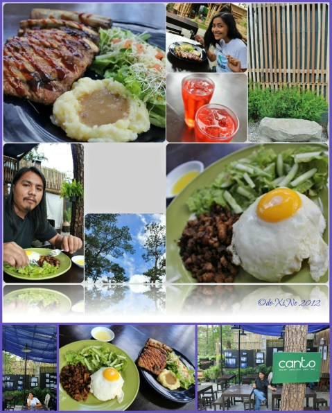 Canto scene, lomo ribs, beef kalbi and almond-lychee-gulaman drinks