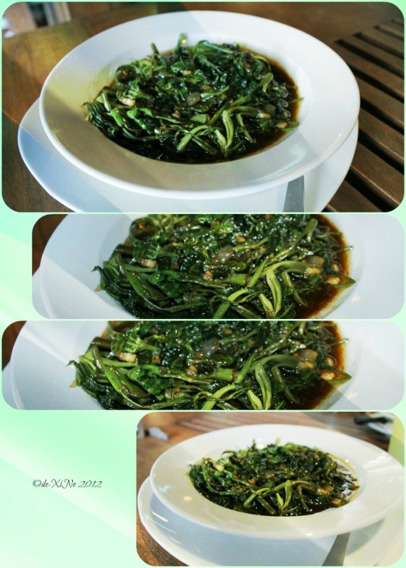 Sinamak adobong kangkong