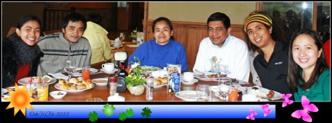 Family Breakfast at Baguio Country Club 