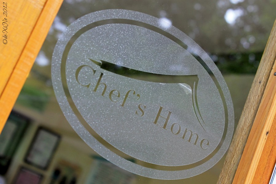 Chef's Home door sign