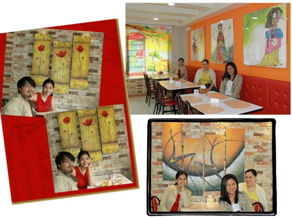 photo op at Cuore Buffet