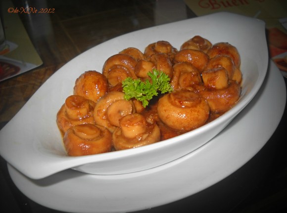 Dulcinea champinones al ajillo