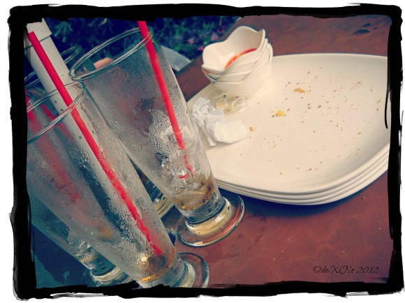 Food and drink from Mr. Bean's Cafe/Lavazza Coffee, all gone