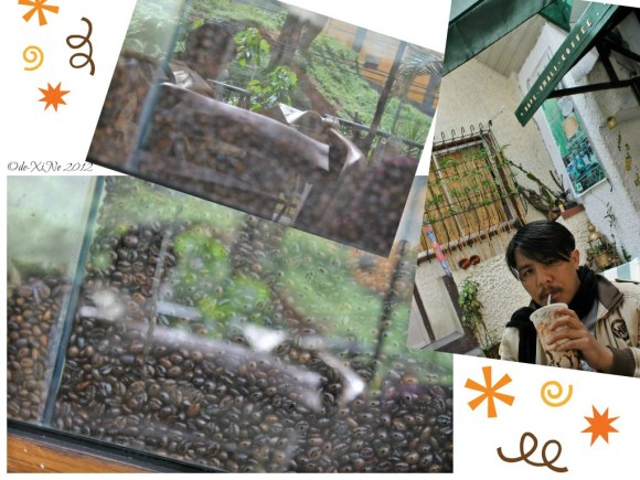 Kape Umali 2012 Race one with the Kape Umali coffee beans