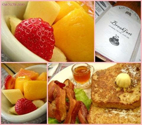 Cafe by the Ruins breakfast