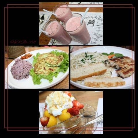 Cafe by the Ruins spread for P3 reunited