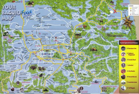 Baguio Map - Zenz Restaurant Zenz Restaurant location