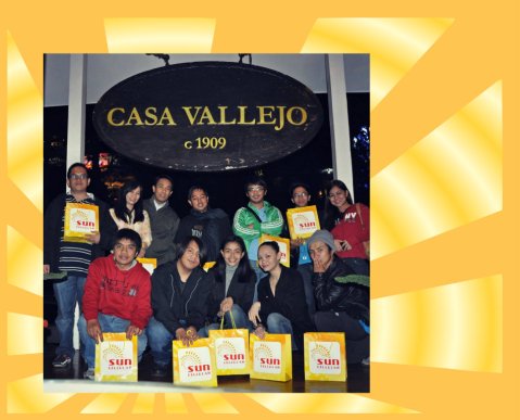 Sun Cell-Baguio Bloggers Party at Hill Station at Casa Vallejo