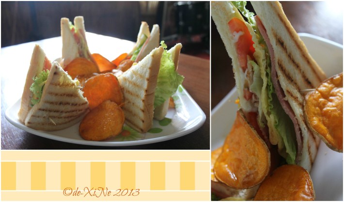 Kikan Restobar club sandwich