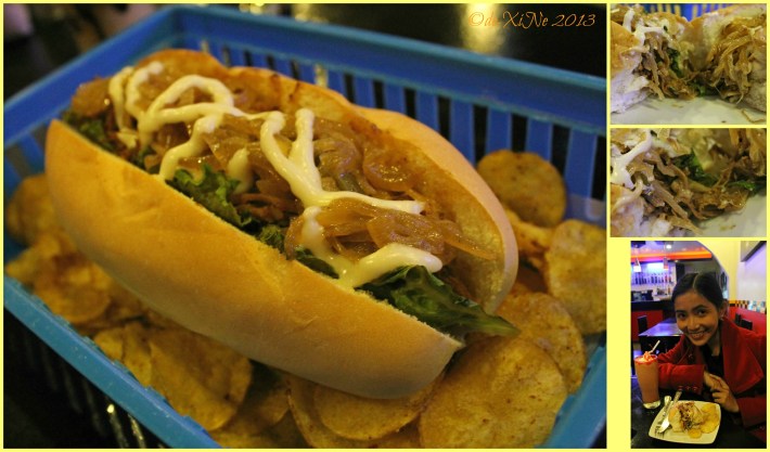 Route 55 pulled pork sub compliments of the Chef