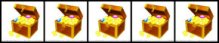 5 treasure chests