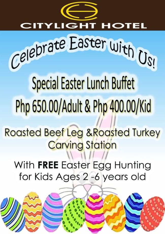 Citylight Hotel Easter lunch buffet special