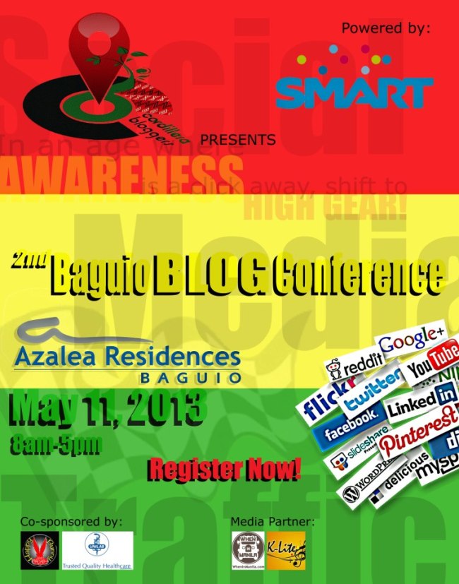Baguio Blog Conference poster 