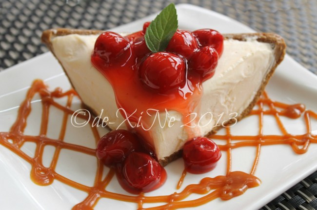C Boutique Hotel frozen cherry cheesecake