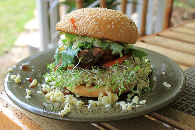 Cafe de Angelo 2013 Cafe de Angelo messy garden burger