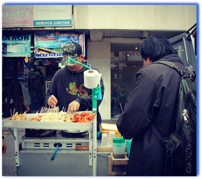 Manong and his Street Food Cart