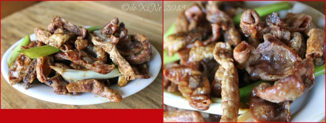 Ramos Kambingan and Seafood House Slaughter Compound silet/fried intestines