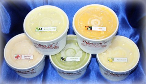 Nora's Homemade Sorbet 2013 Nora's Homemade Sorbet flavors circa July 2013
