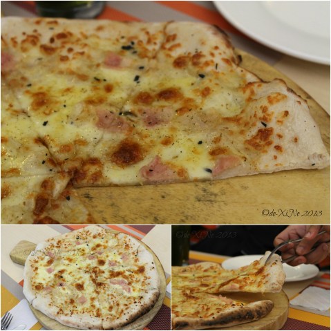 Amare La Cucina white pizza