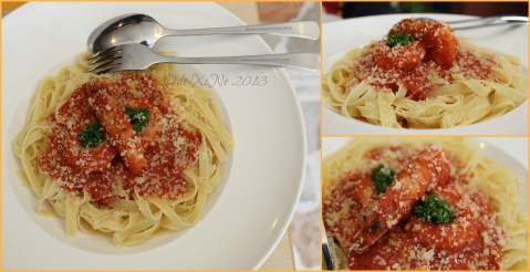 Amare La Cucina ala gamberi pasta