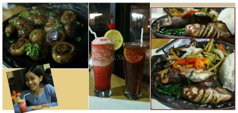 Veniz Grill dining by night