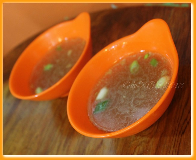 Beggang Resto Grill starter soup, soup for mami