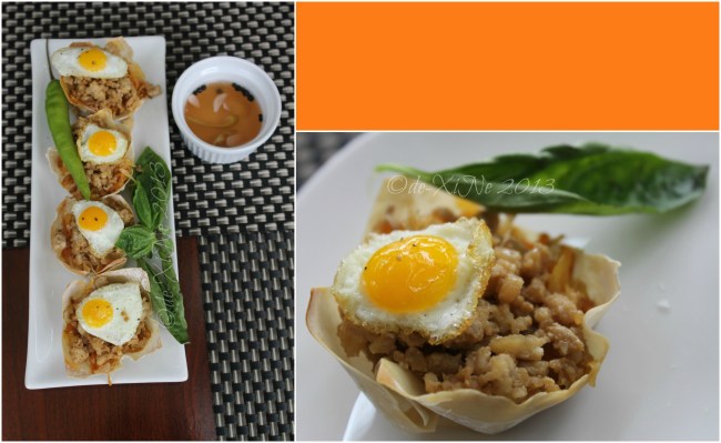 Charley's Bar at C Boutique Hotel open face empanadita