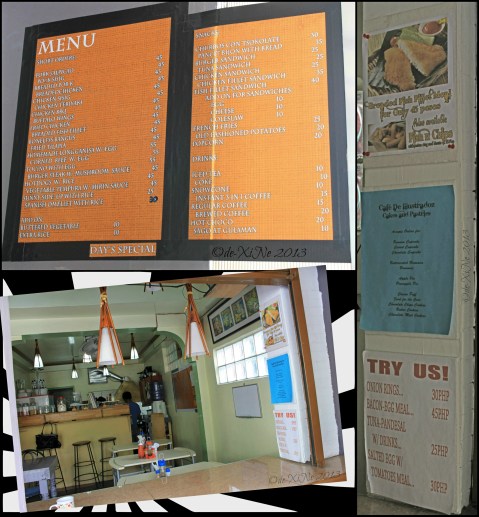 Cafe de Illustradoz Baguio menu and scene