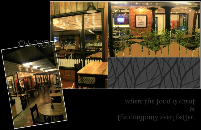 dining area of Backyard Baguio 