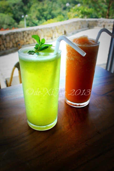 Cafe Sabel at BenCab Museum kamias juice and santol juice