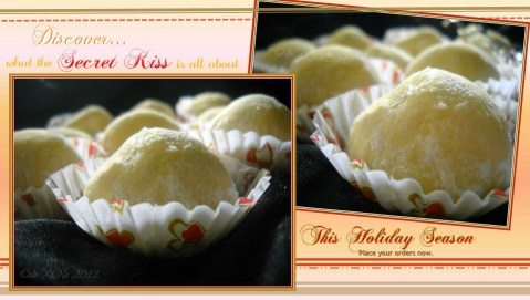 Karla's Kitchen Baguio Russian tea cakes - Secret Kiss