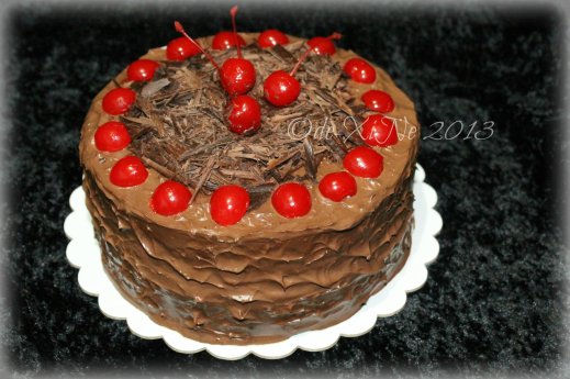 The Ganache Baguio black forest cake