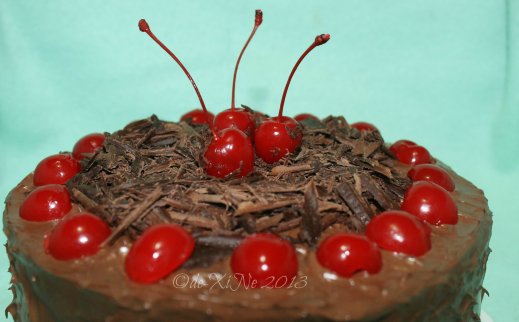 The Ganache Baguio black forest cake