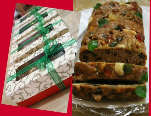The Ganache Baguio fruitcake
