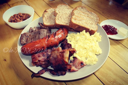 Kiwi's Bread and Pastry Shop Baguio Australian breakfast