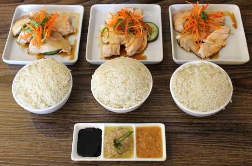Rasa Pura Baguio hainanese chicken rice set