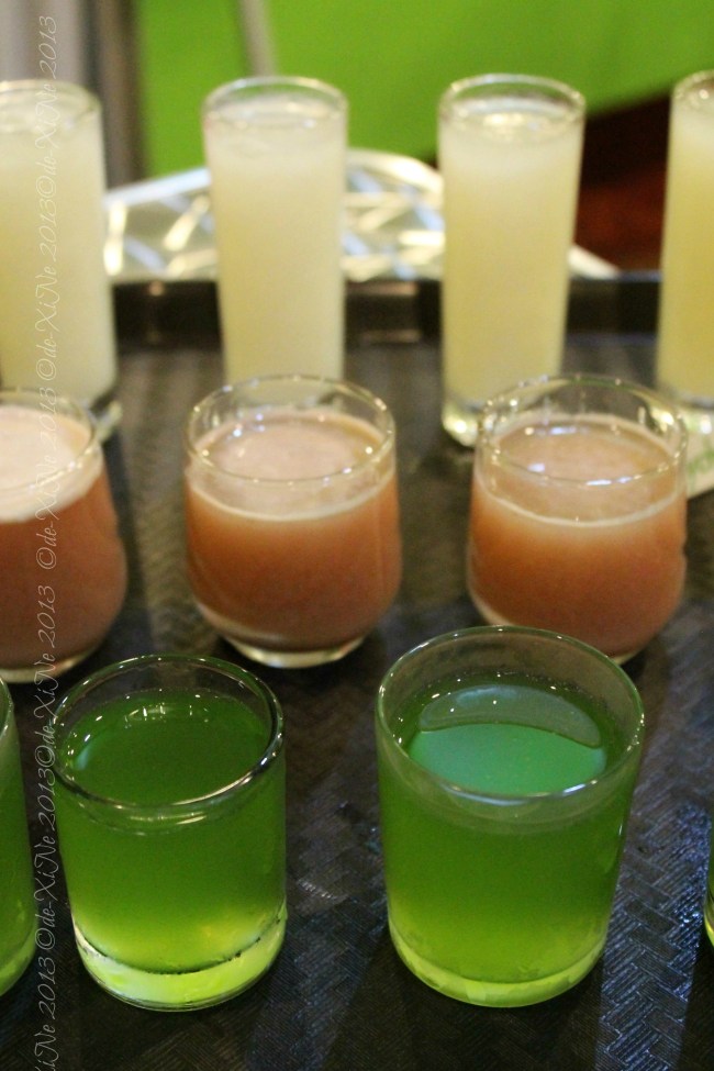 Cha Tien Milk Tea Shop Baguio green apple fruit tea, tropical and lychee yakult